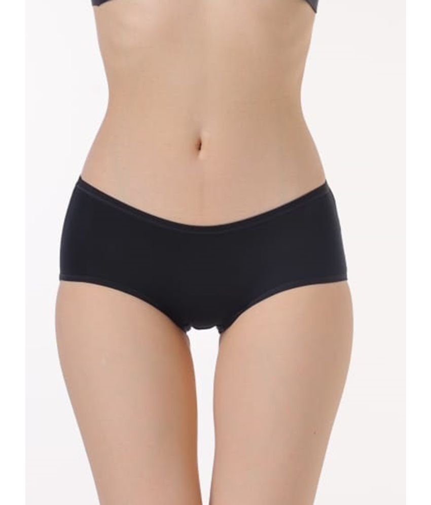     			TESMEZY Pack of 1 Cotton Briefs For Women ( Black )