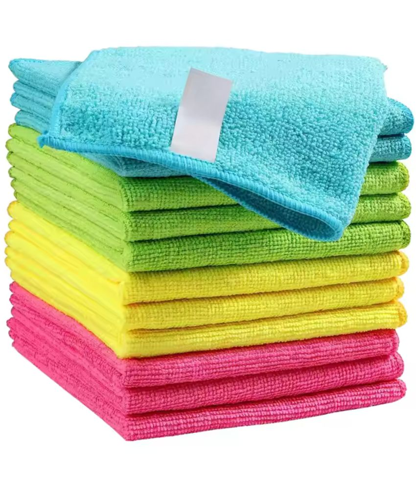     			Chic Wool Microfibre Window Cleaning Kitchen Towel ( Pack of 12 )