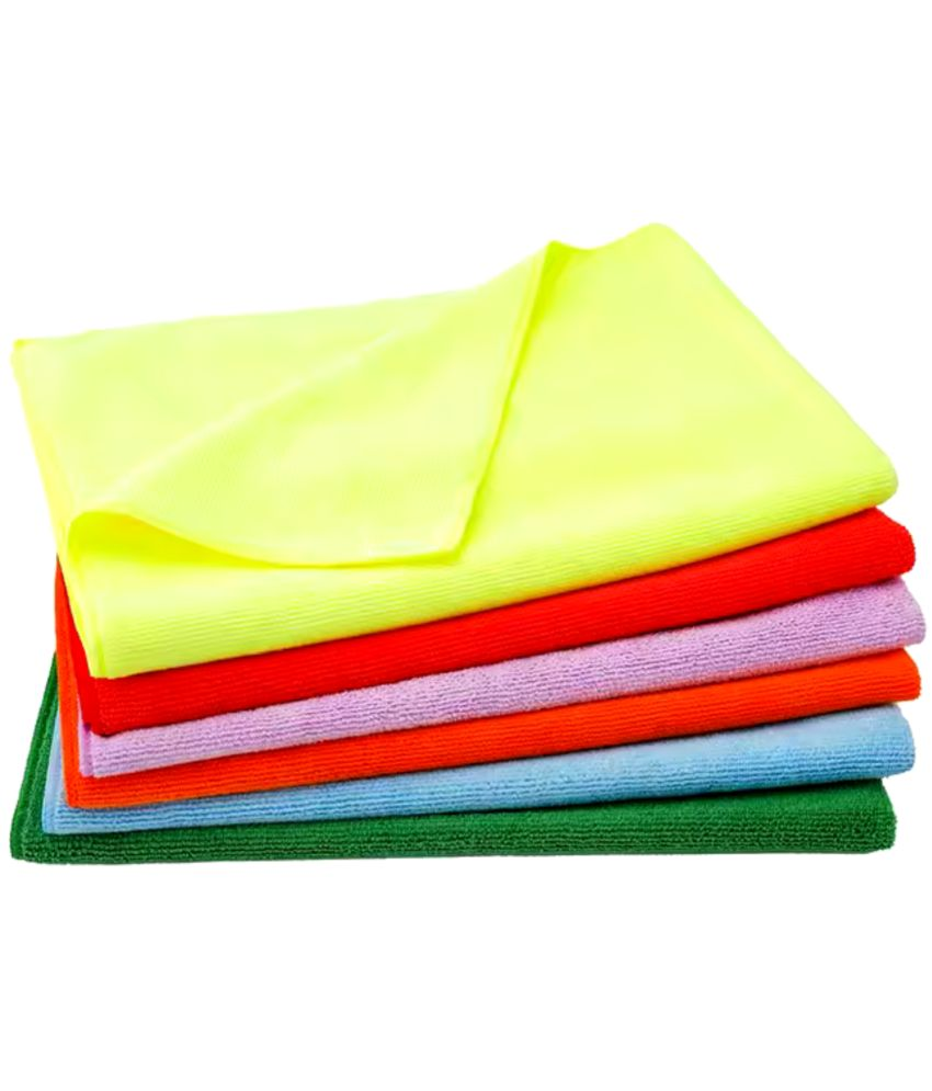     			Chic Wool Microfibre Window Cleaning Kitchen Towel ( Pack of 6 )