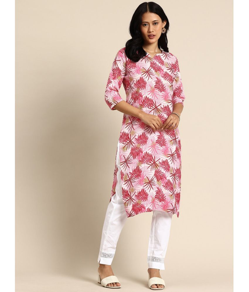     			KETAKI FASHION Pack of 1 Crepe Printed Straight Women's Kurti - ( Multicolor )