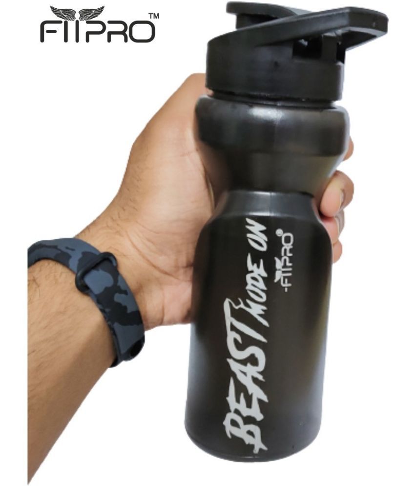     			FitPro Plastic Black 500 mL Sipper ( Pack of 1 )