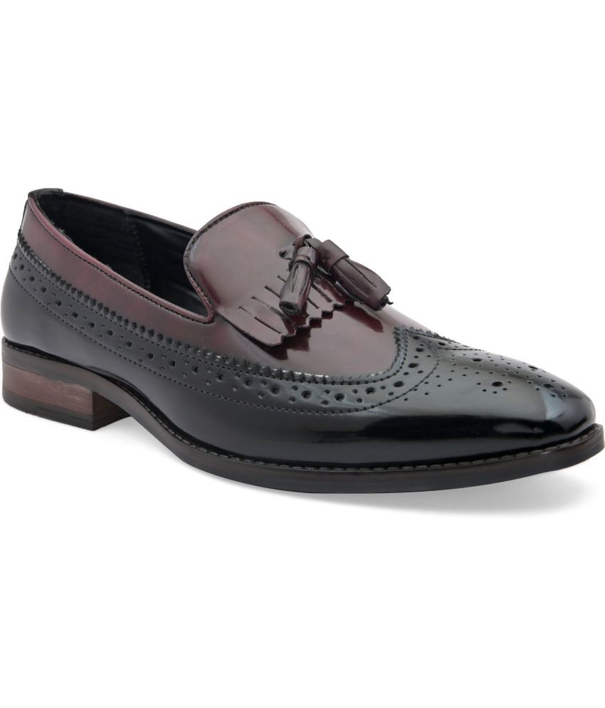     			San Frissco Black Men's Slip On Formal Shoes