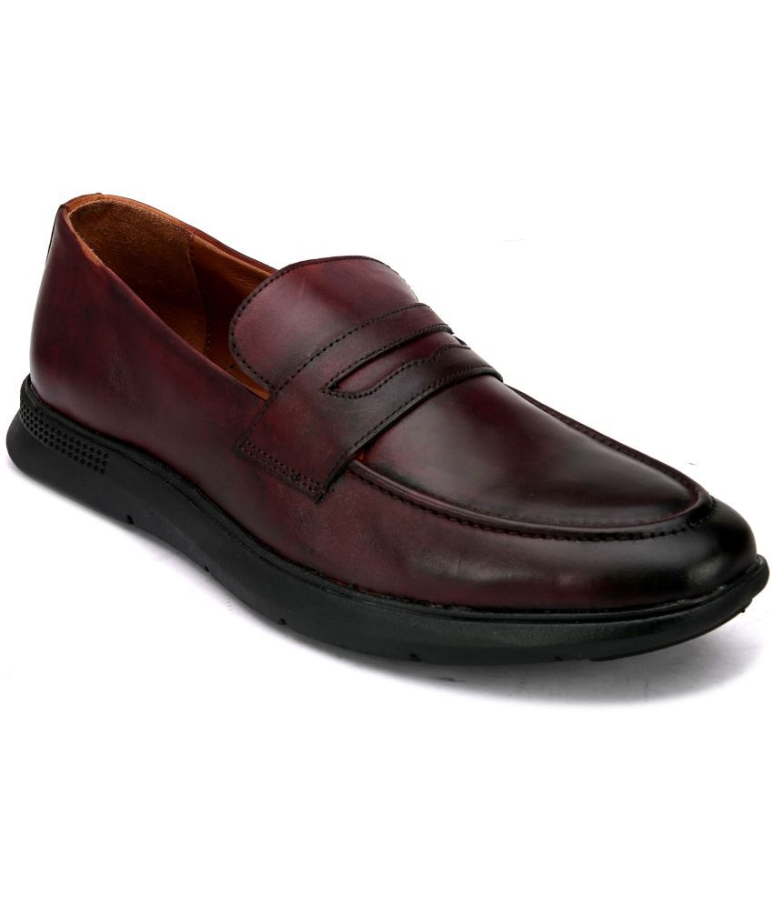     			San Frissco Cherry Men's Slip On Formal Shoes