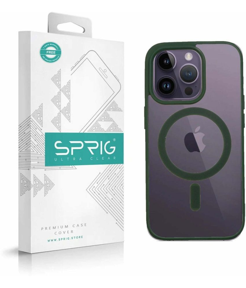     			Sprig Plain Cases Compatible For Polycarbonate Apple Iphone 14 Pro Max ( Pack of 1 )