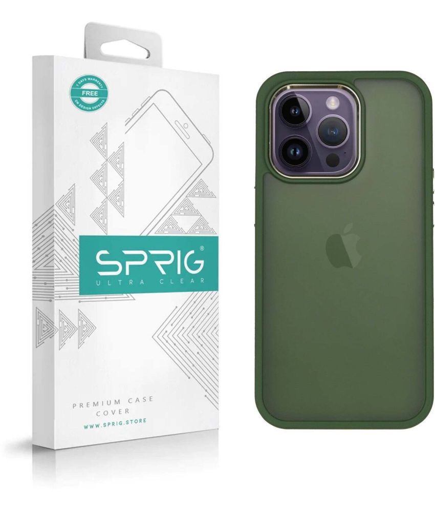     			Sprig Plain Cases Compatible For Polycarbonate Apple Iphone 14 Pro Max ( Pack of 1 )