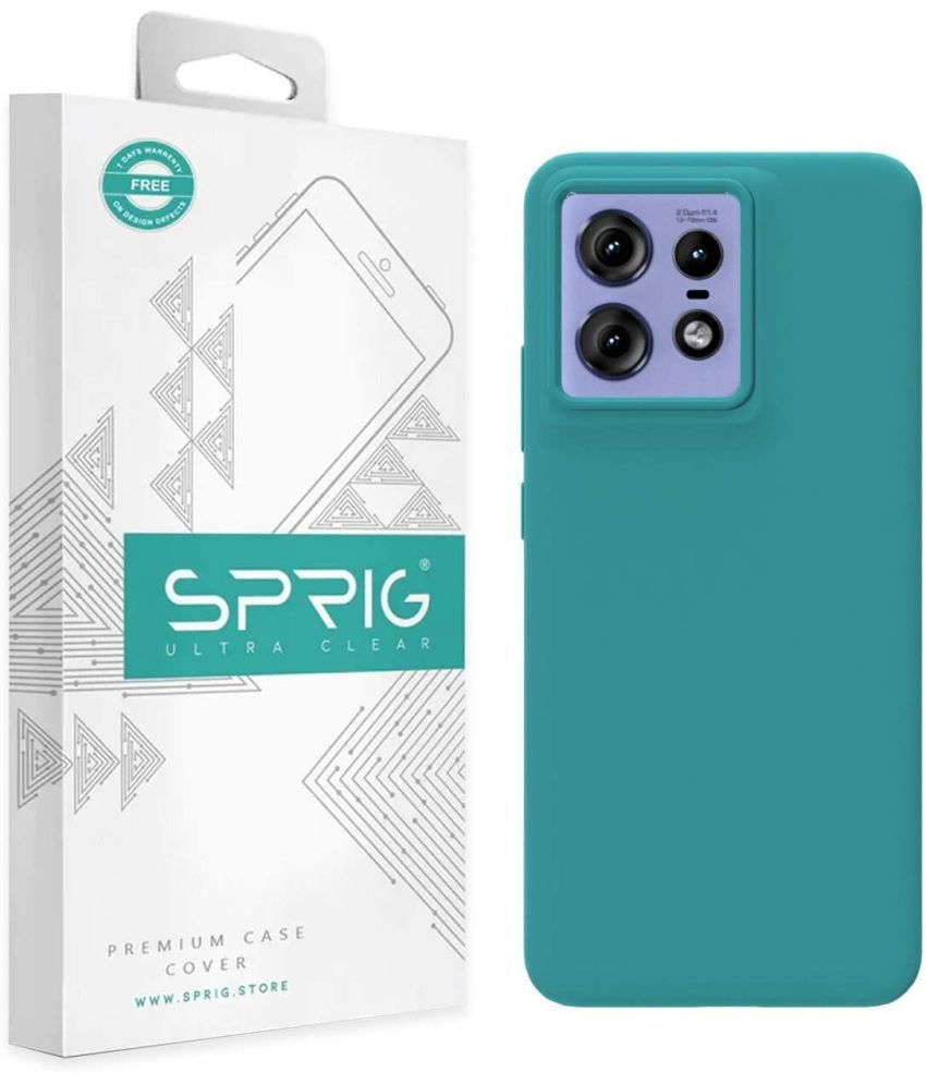     			Sprig Plain Cases Compatible For Silicon Motorola Edge 50 Pro 5G ( Pack of 1 )