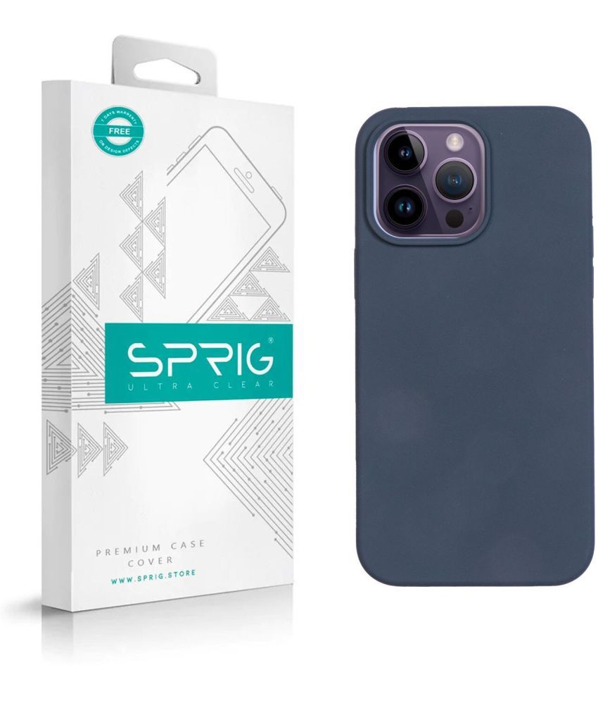     			Sprig Plain Cases Compatible For Silicon Apple Iphone 14 Pro Max ( Pack of 1 )