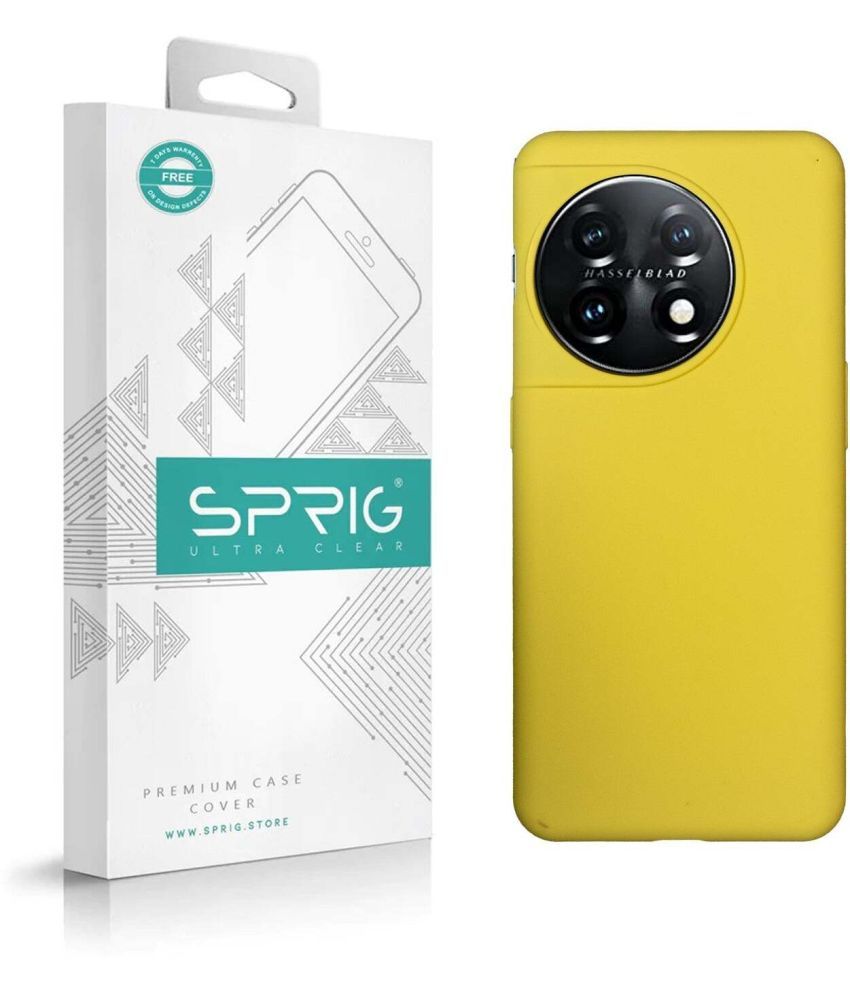     			Sprig Plain Cases Compatible For Silicon Oneplus 11 5G ( Pack of 1 )