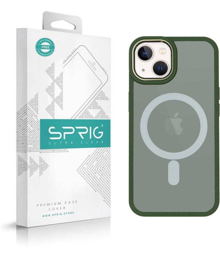     			Sprig Plain Cases Compatible For Polycarbonate Apple Iphone 13 ( Pack of 1 )