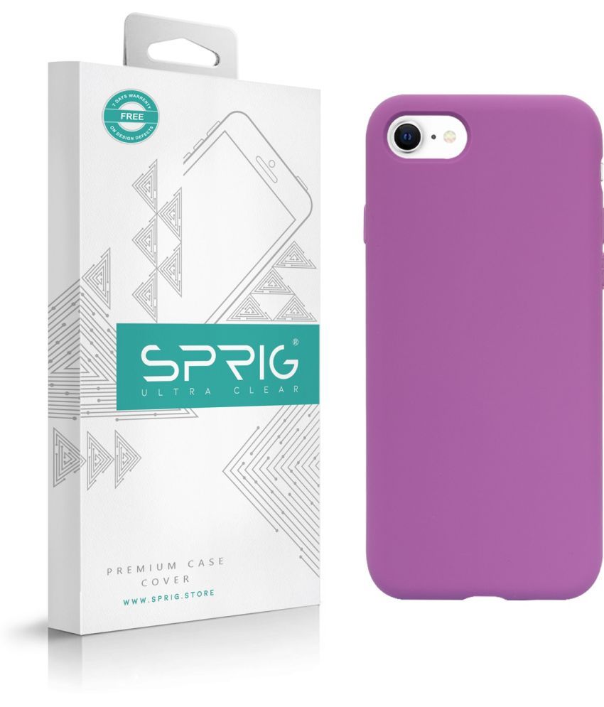     			Sprig Plain Cases Compatible For Silicon Apple Iphone Se 2022 ( Pack of 1 )