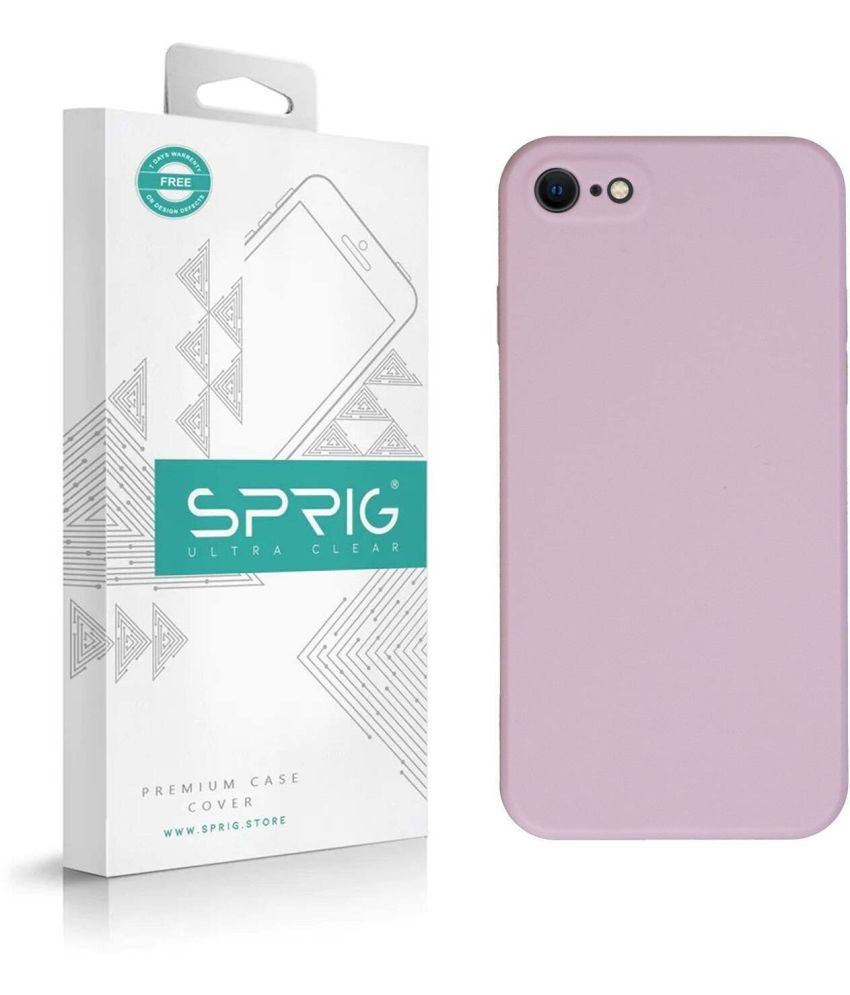     			Sprig Plain Cases Compatible For TPU Glossy Cases Apple Iphone 7 ( Pack of 1 )