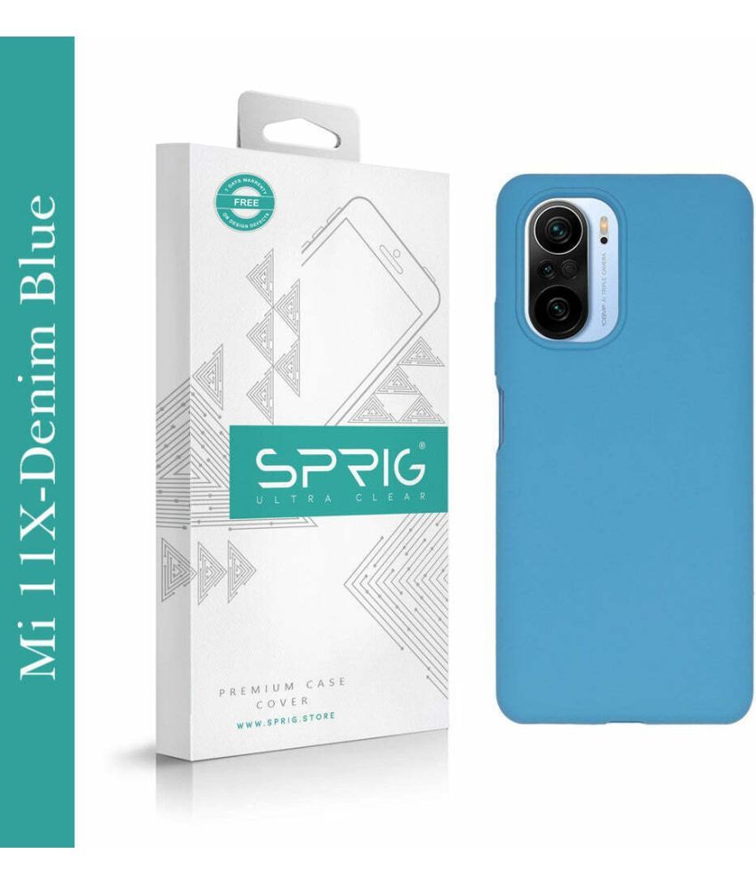     			Sprig Plain Cases Compatible For Silicon Mi 11X ( Pack of 1 )