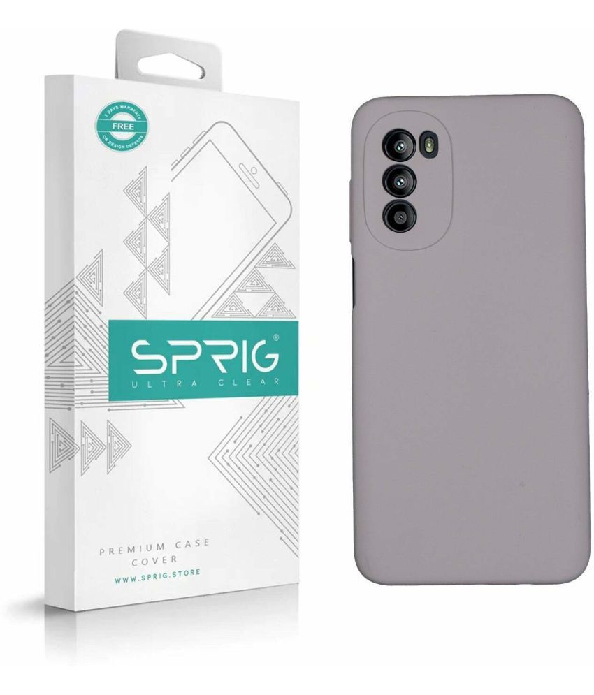     			Sprig Plain Cases Compatible For Silicon Motorola G52 ( Pack of 1 )