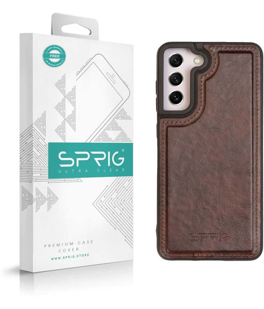     			Sprig Plain Cases Compatible For Leather Samsung Galaxy S21 Fe 5G ( Pack of 1 )