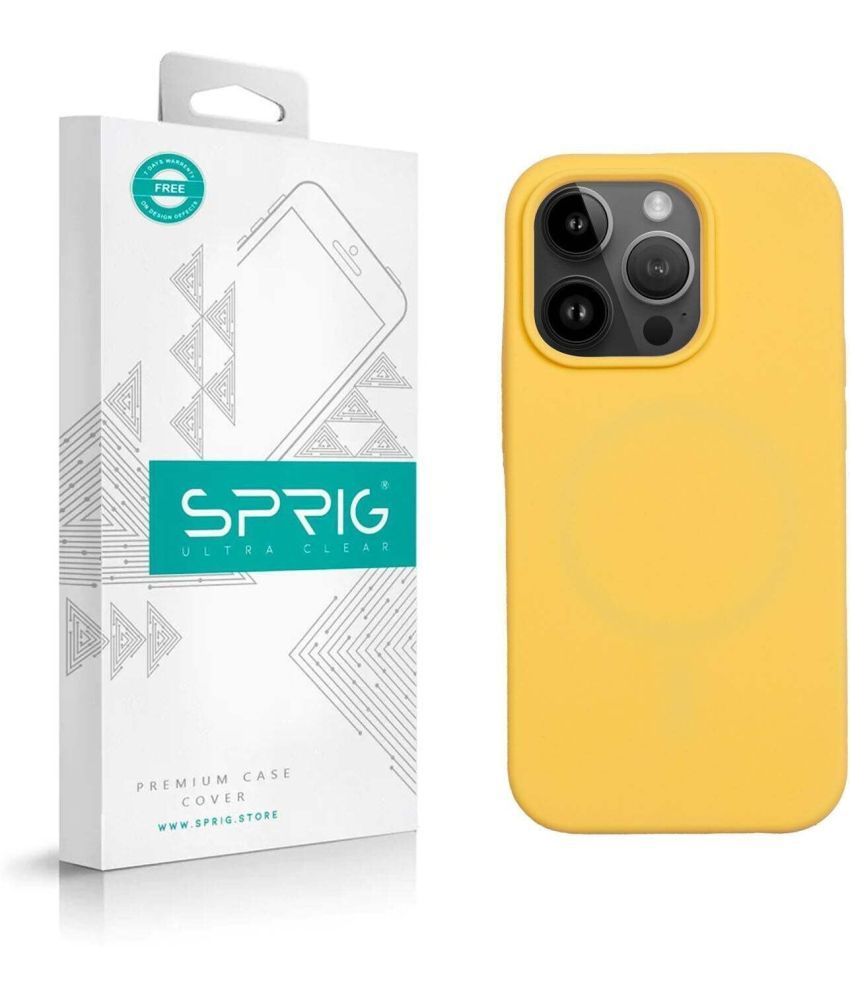     			Sprig Plain Cases Compatible For Silicon Apple Iphone 14 Pro ( Pack of 1 )