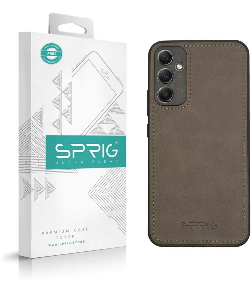     			Sprig Plain Cases Compatible For Leather Samsung Galaxy A34 5G ( Pack of 1 )