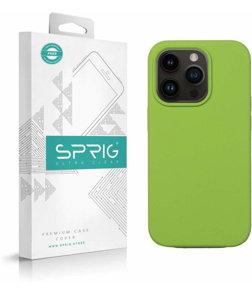     			Sprig Plain Cases Compatible For Silicon Apple Iphone 14 Pro ( Pack of 1 )