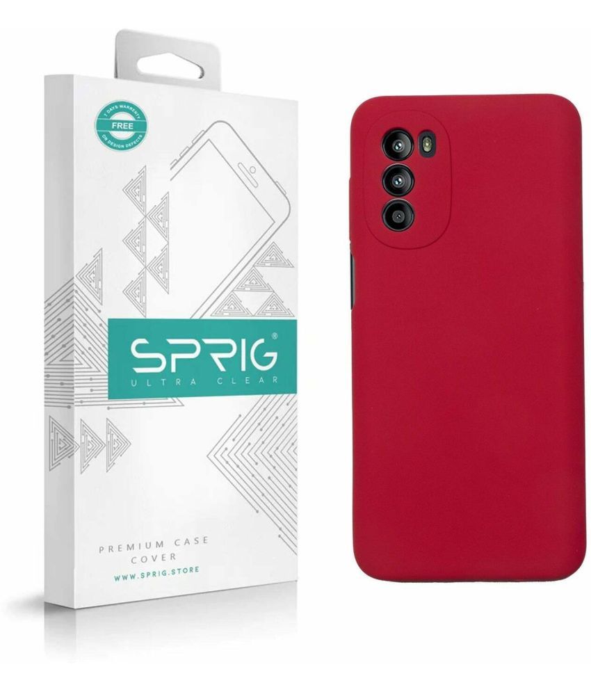     			Sprig Plain Cases Compatible For Silicon Motorola G52 ( Pack of 1 )