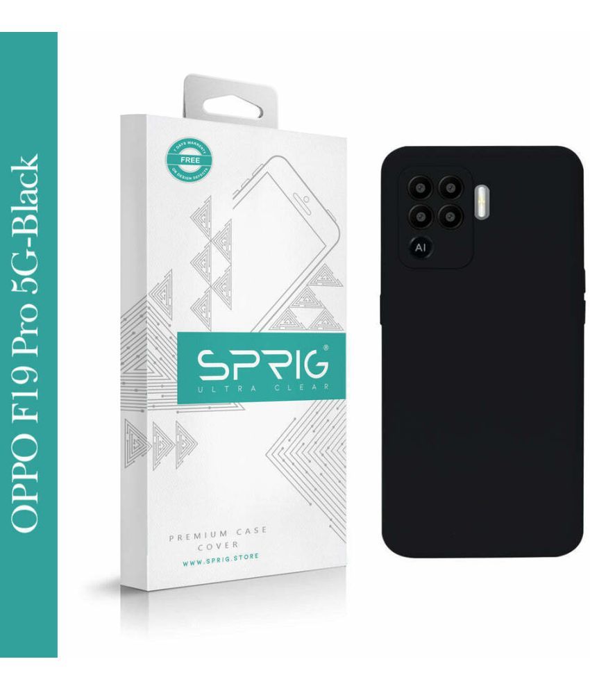     			Sprig Plain Cases Compatible For Silicon Oppo F19 Pro ( Pack of 1 )