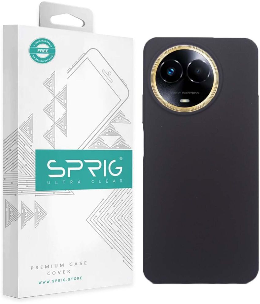     			Sprig Plain Cases Compatible For Silicon Realme 11X 5G ( Pack of 1 )