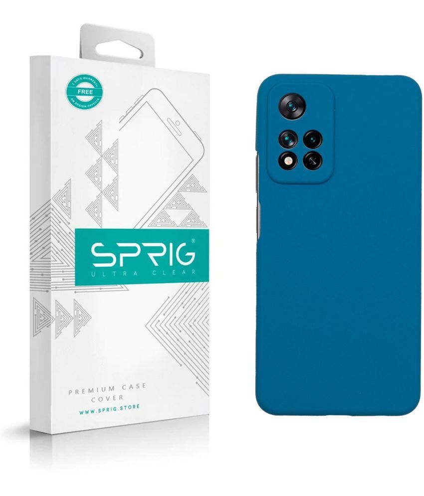     			Sprig Plain Cases Compatible For Silicon Mi 11I ( Pack of 1 )