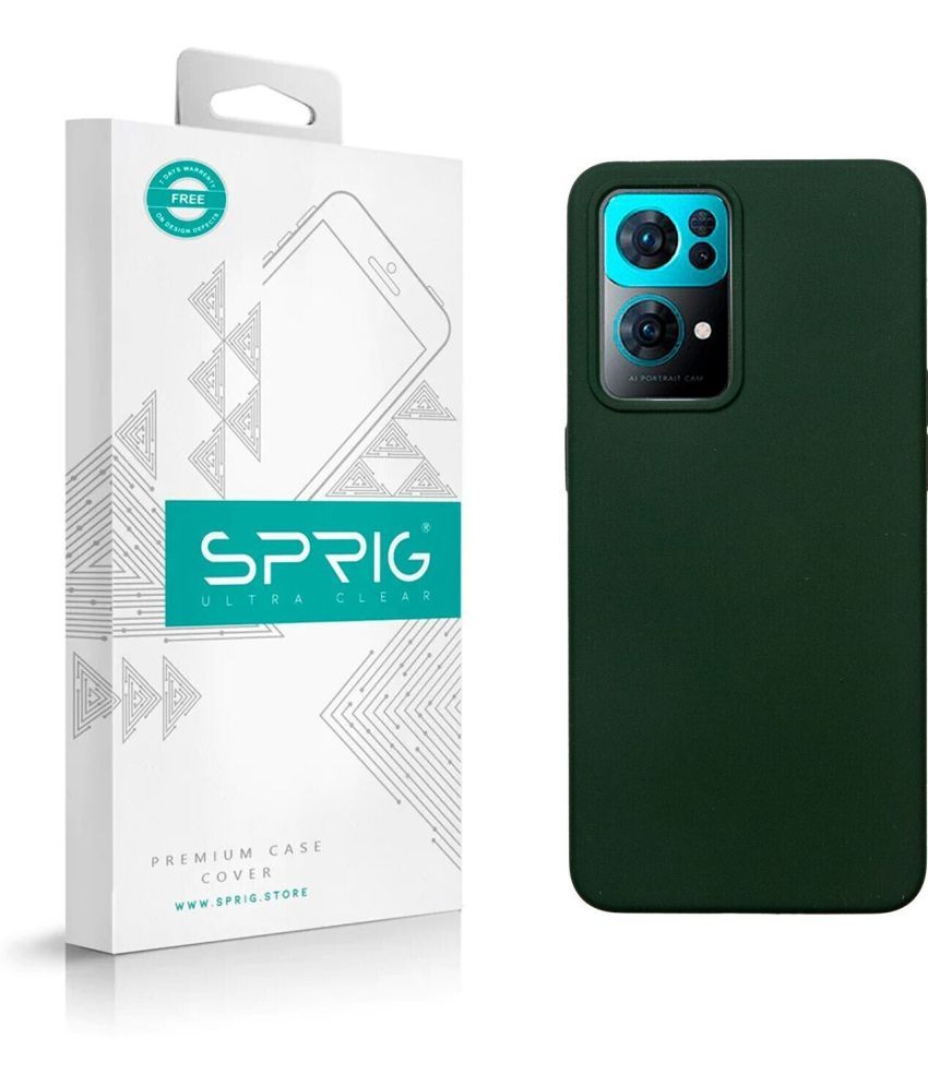     			Sprig Plain Cases Compatible For Silicon Oppo Reno7 Pro 5G ( Pack of 1 )