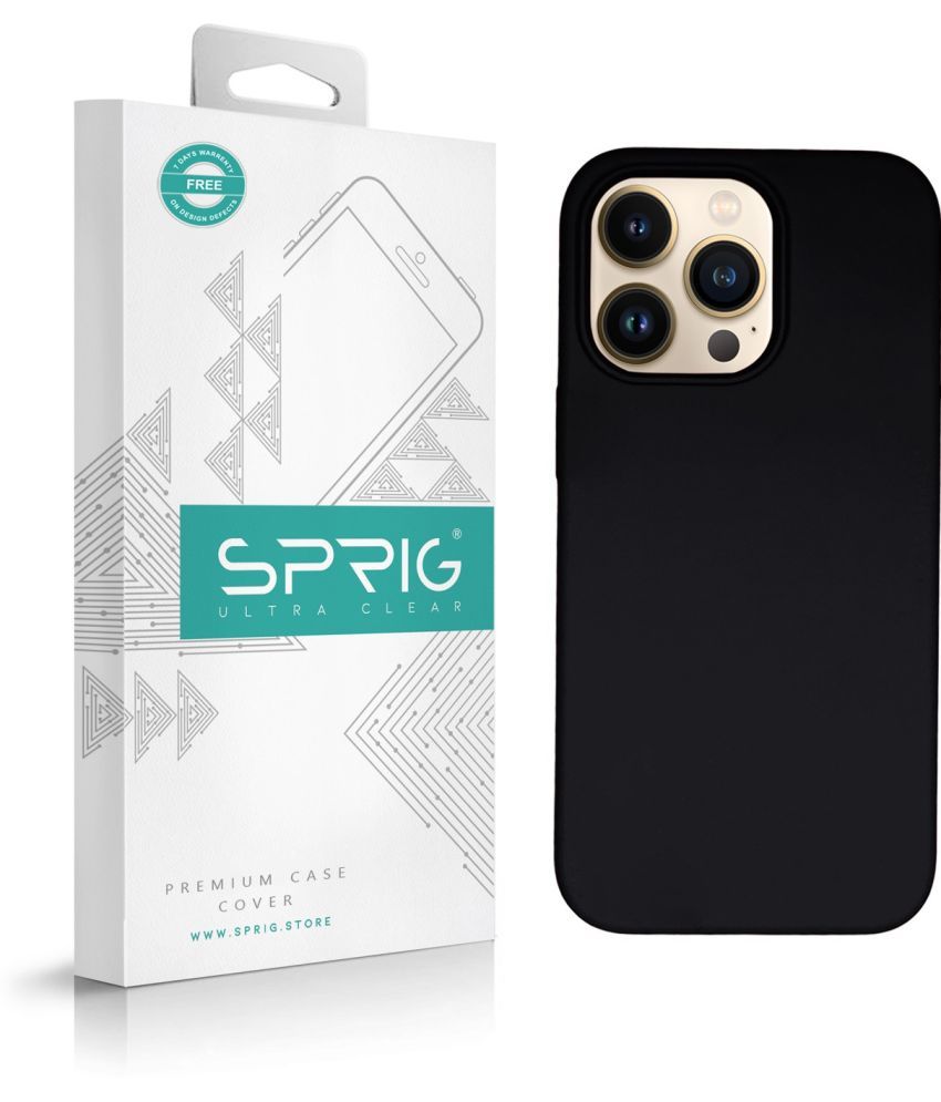     			Sprig Plain Cases Compatible For Silicon Apple Iphone 13 Pro Max ( Pack of 1 )