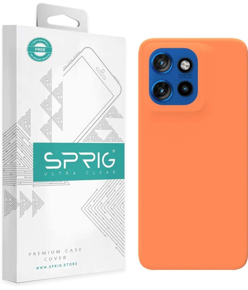     			Sprig Plain Cases Compatible For Silicon Motorola Edge 50 Neo ( Pack of 1 )