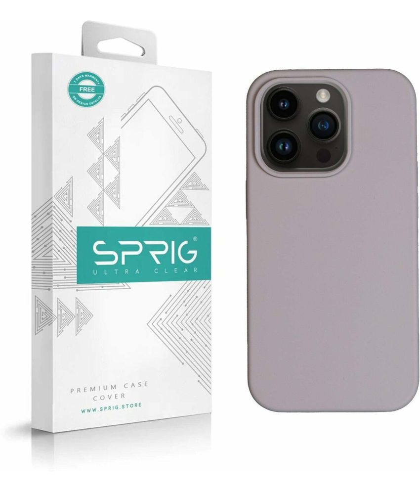     			Sprig Plain Cases Compatible For Silicon Apple Iphone 14 Pro ( Pack of 1 )