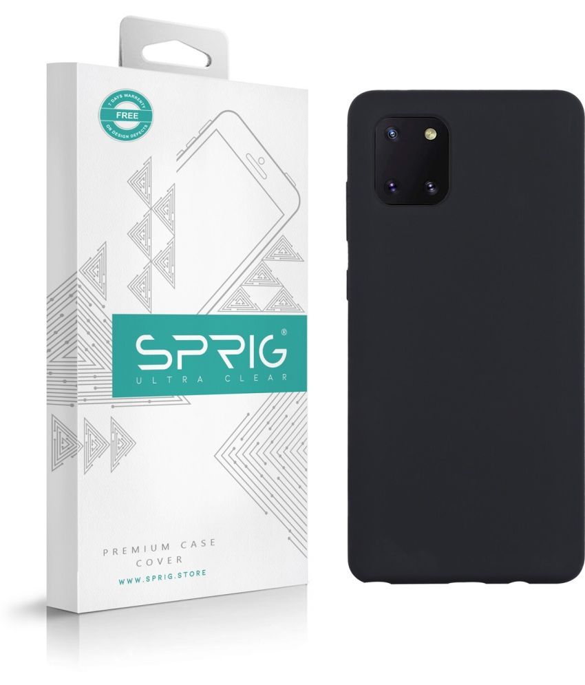     			Sprig Plain Cases Compatible For Silicon Samsung Galaxy Note 10 Lite ( Pack of 1 )