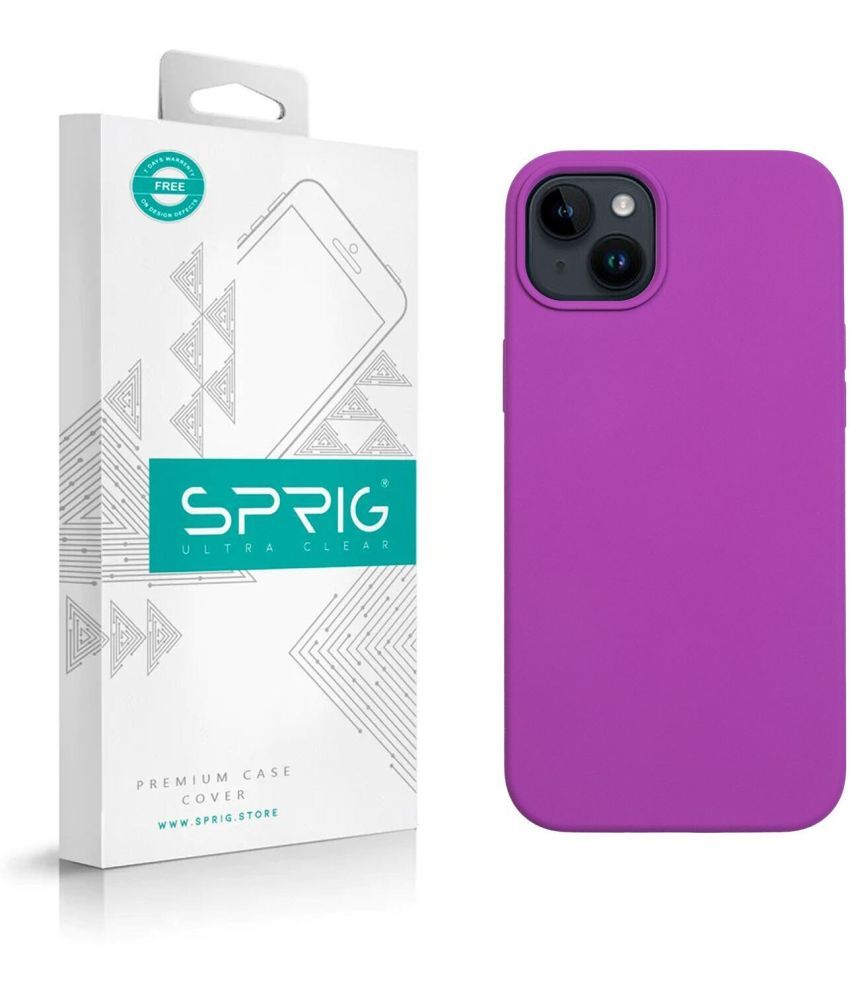     			Sprig Plain Cases Compatible For Silicon Apple Iphone 14 Plus ( Pack of 1 )