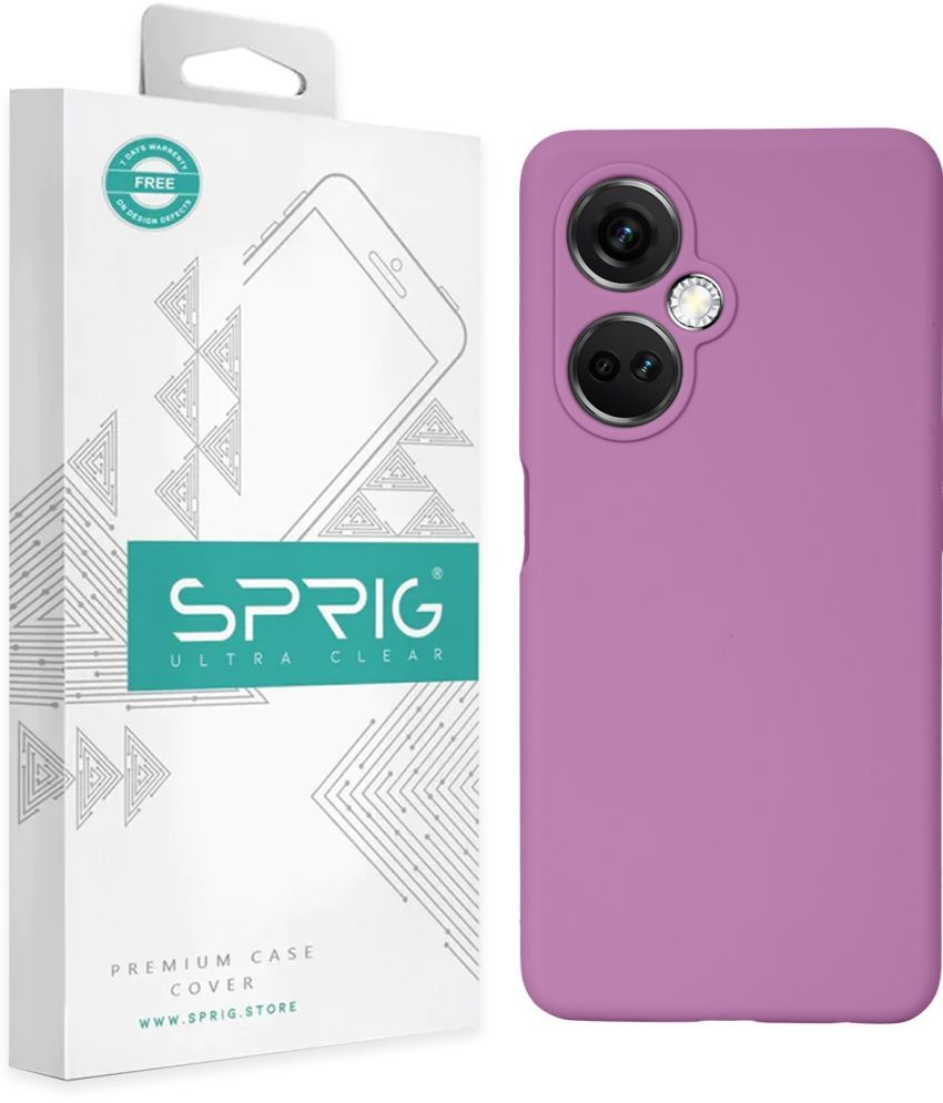     			Sprig Plain Cases Compatible For Silicon Oneplus Nord Ce 3 5G ( Pack of 1 )