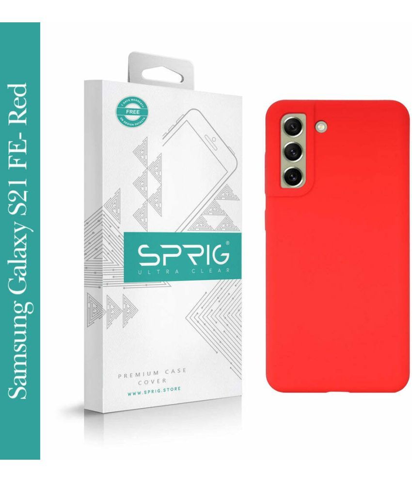     			Sprig Plain Cases Compatible For Silicon Samsung Galaxy S21 Fe 5G ( Pack of 1 )