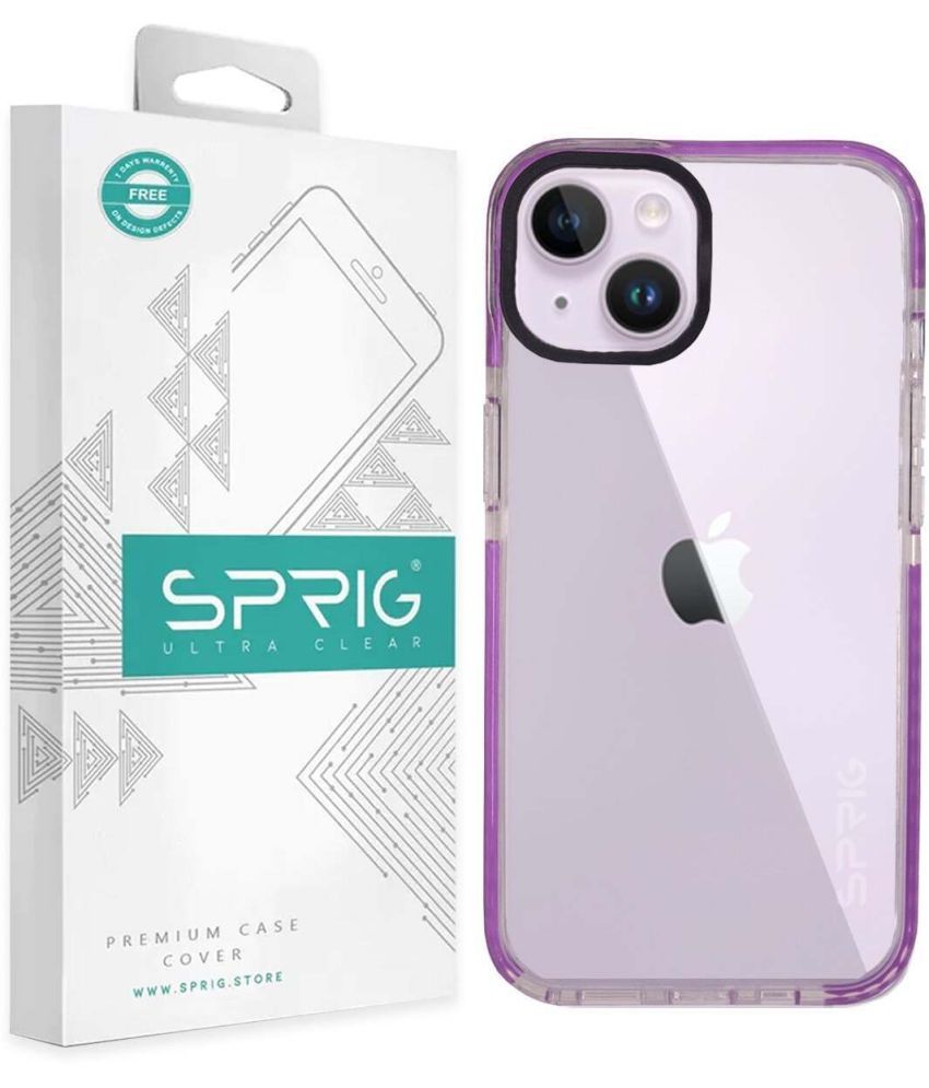     			Sprig Plain Cases Compatible For Polycarbonate Apple Iphone 14 ( Pack of 1 )