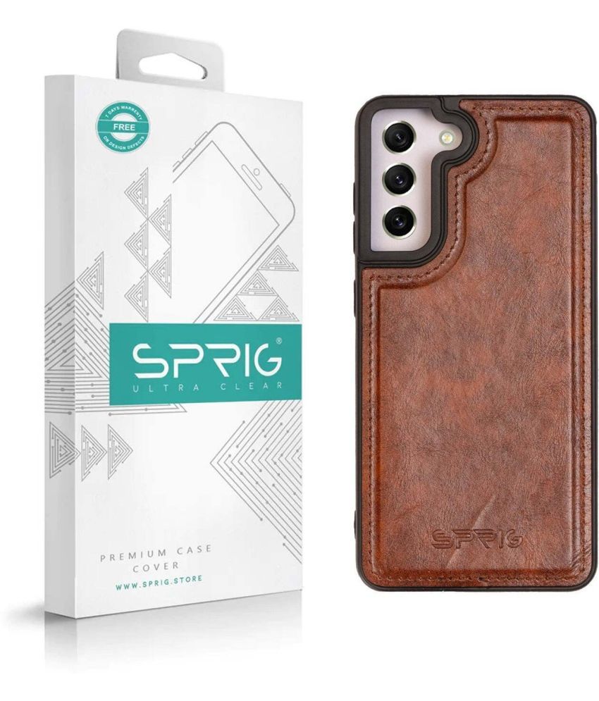     			Sprig Plain Cases Compatible For Leather Samsung Galaxy S21 Fe 5G ( Pack of 1 )