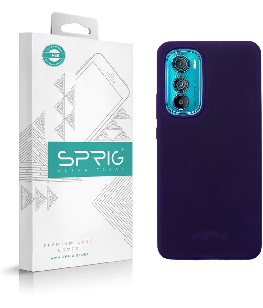     			Sprig Plain Cases Compatible For Silicon Motorola Edge 30 ( Pack of 1 )