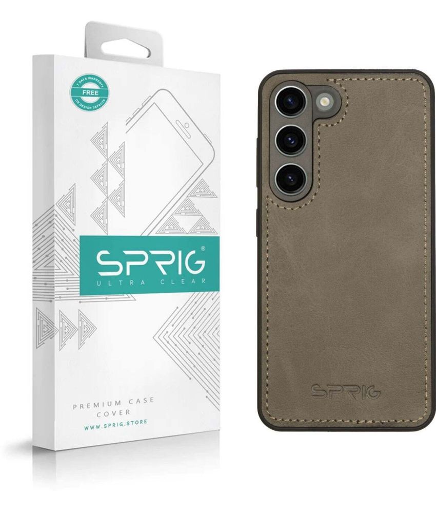     			Sprig Plain Cases Compatible For Leather Samsung Galaxy S23 5G ( Pack of 1 )