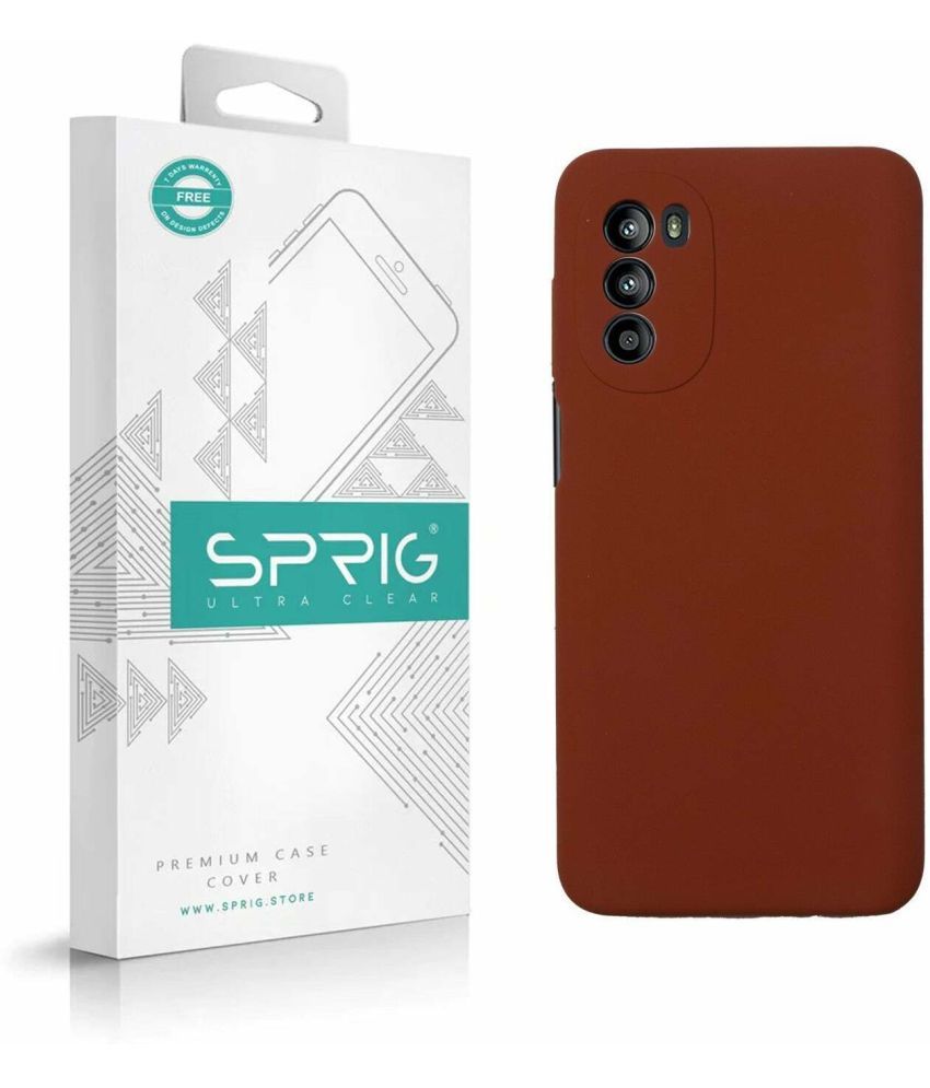     			Sprig Plain Cases Compatible For Silicon Motorola G52 ( Pack of 1 )