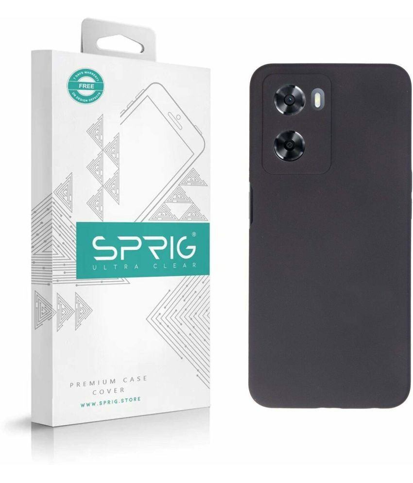     			Sprig Plain Cases Compatible For Silicon Oppo A77 ( Pack of 1 )