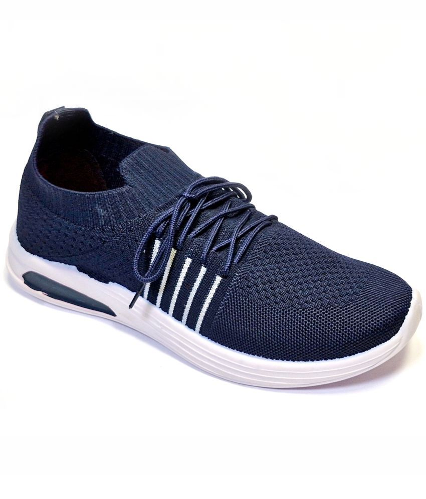     			AIRCON Navy Blue,White Men's Sports Running Shoes