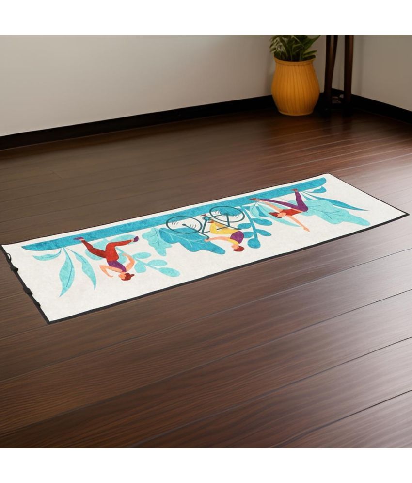     			BELLA TRUE Multicolor Polyester Yoga Mat ( Pack of 1 )