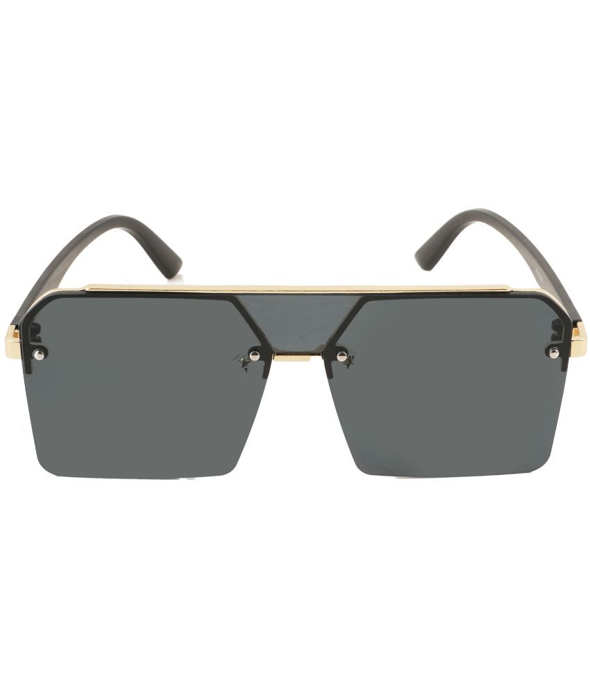     			Bayberry Black Square Sunglasses ( Pack of 1 )