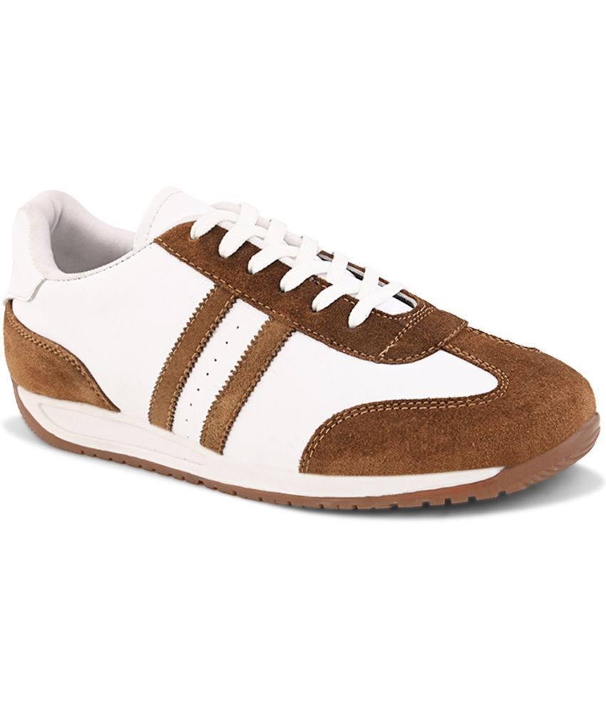     			Fentacia Casual Sneaker Tan Men's Sneakers