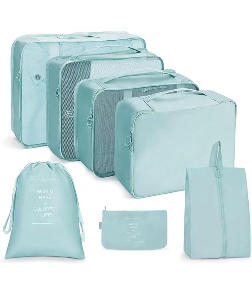     			ItsApna Blue luggage Organizer