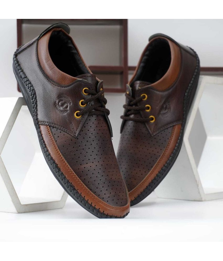     			Kriton Brown Men's Lifestyle Shoes