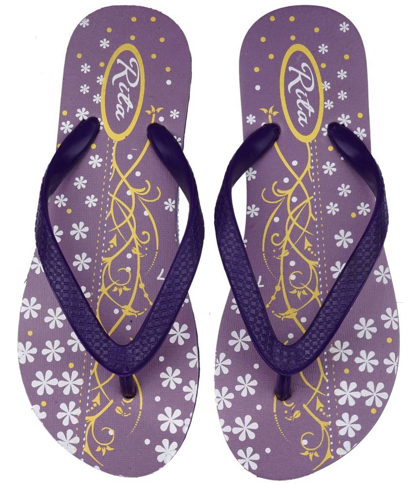     			METAMORPH X RITA Purple Women's Daily Slipper