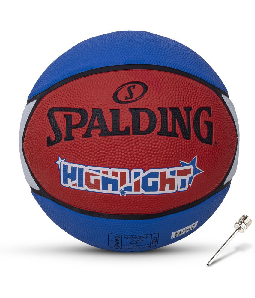     			Spalding 7 Rubber Basketball