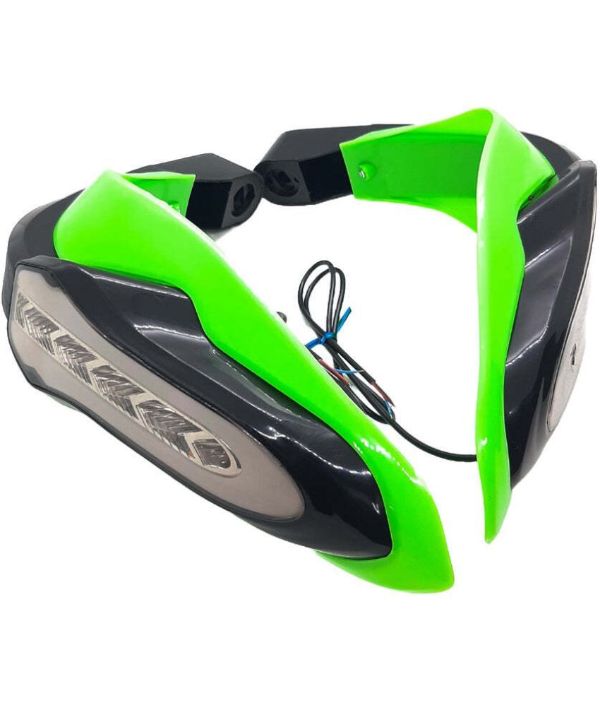     			Autopowerz Universal Bike Handguards With Green Body