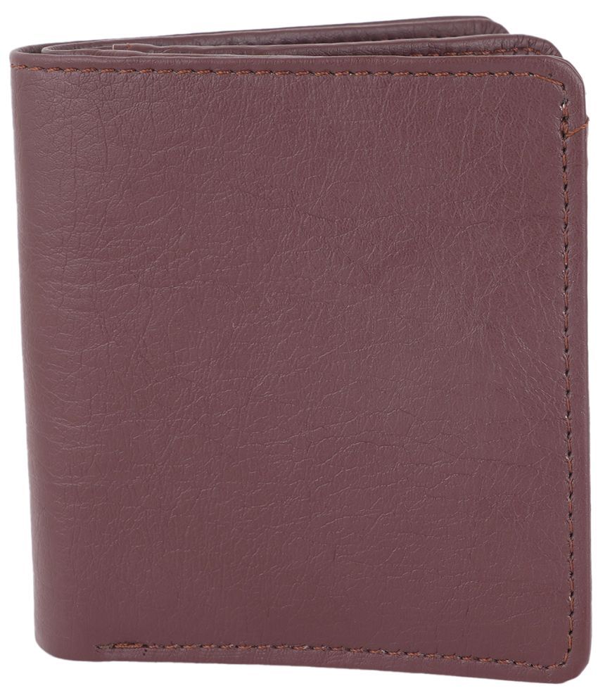     			Flingo Leather Solid Men's Regular Wallet With 5 Slots For Card ( Brown , Pack of 1 )