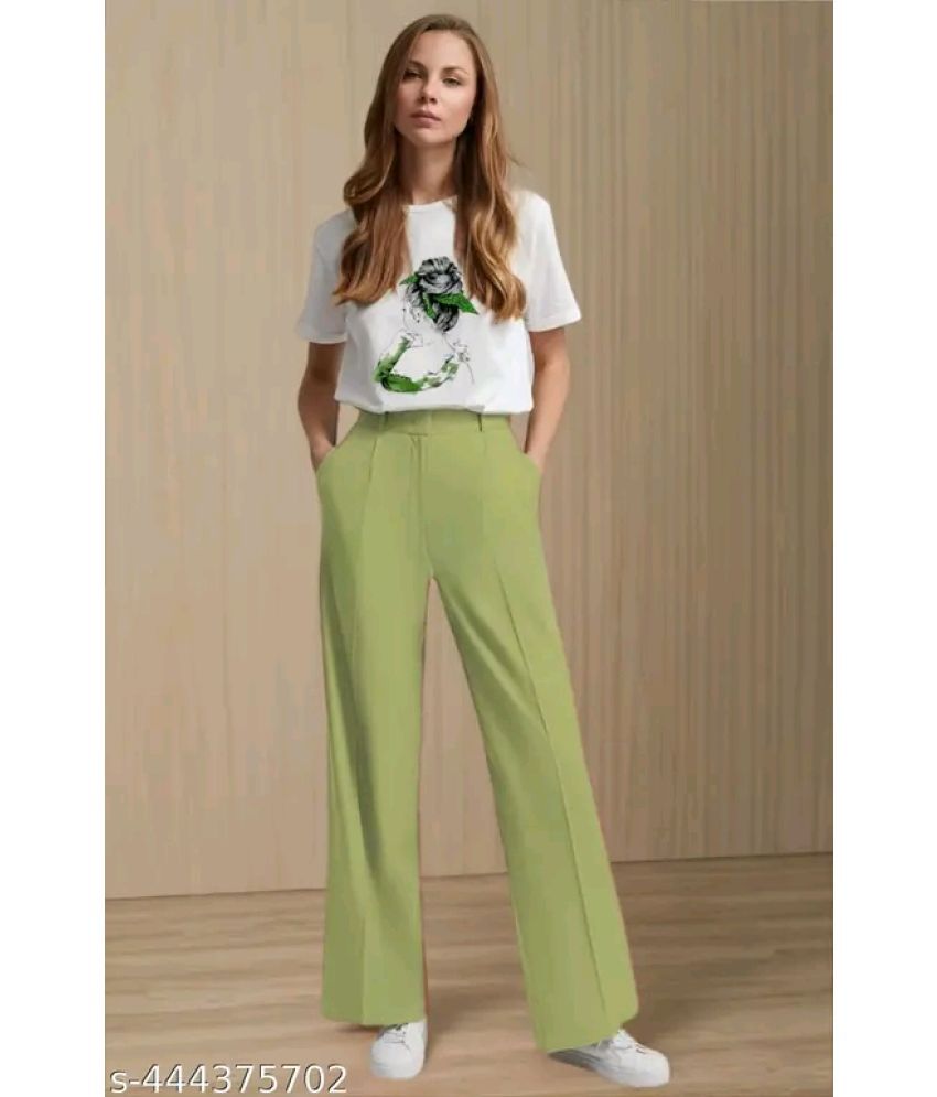     			Royals Iceburg Women T-Shirt Trouser Co-Ord Set ( Pack of 1 , Green )